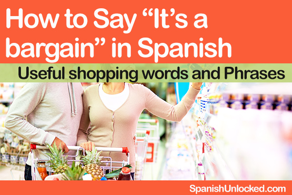 Spanish at the CLOTHING STORE - Vocabulary and Phrases