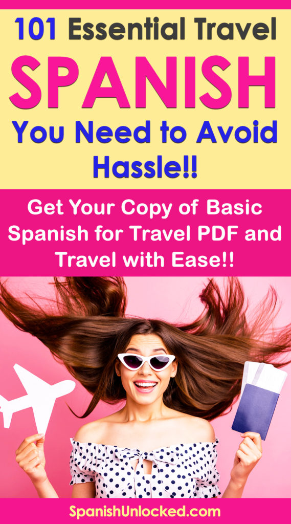 Basic Travel Spanish Phrases PDF